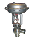 pneumatic sanitary adjusting valve